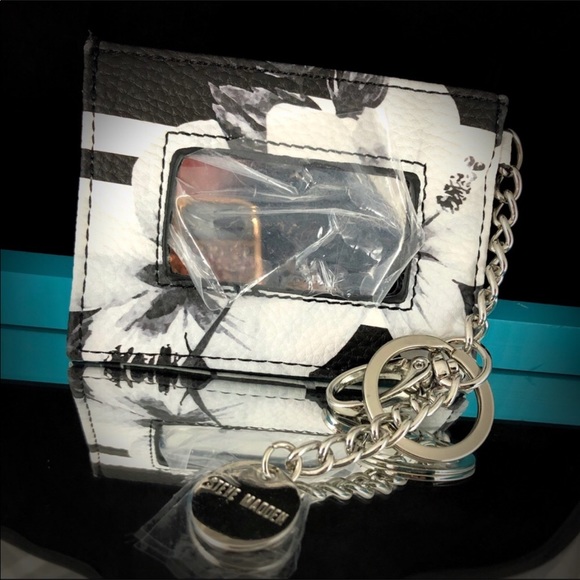 NEW STEVE MADDEN Clutch Wallet & Mirror Keychain - Picture 2 of 2